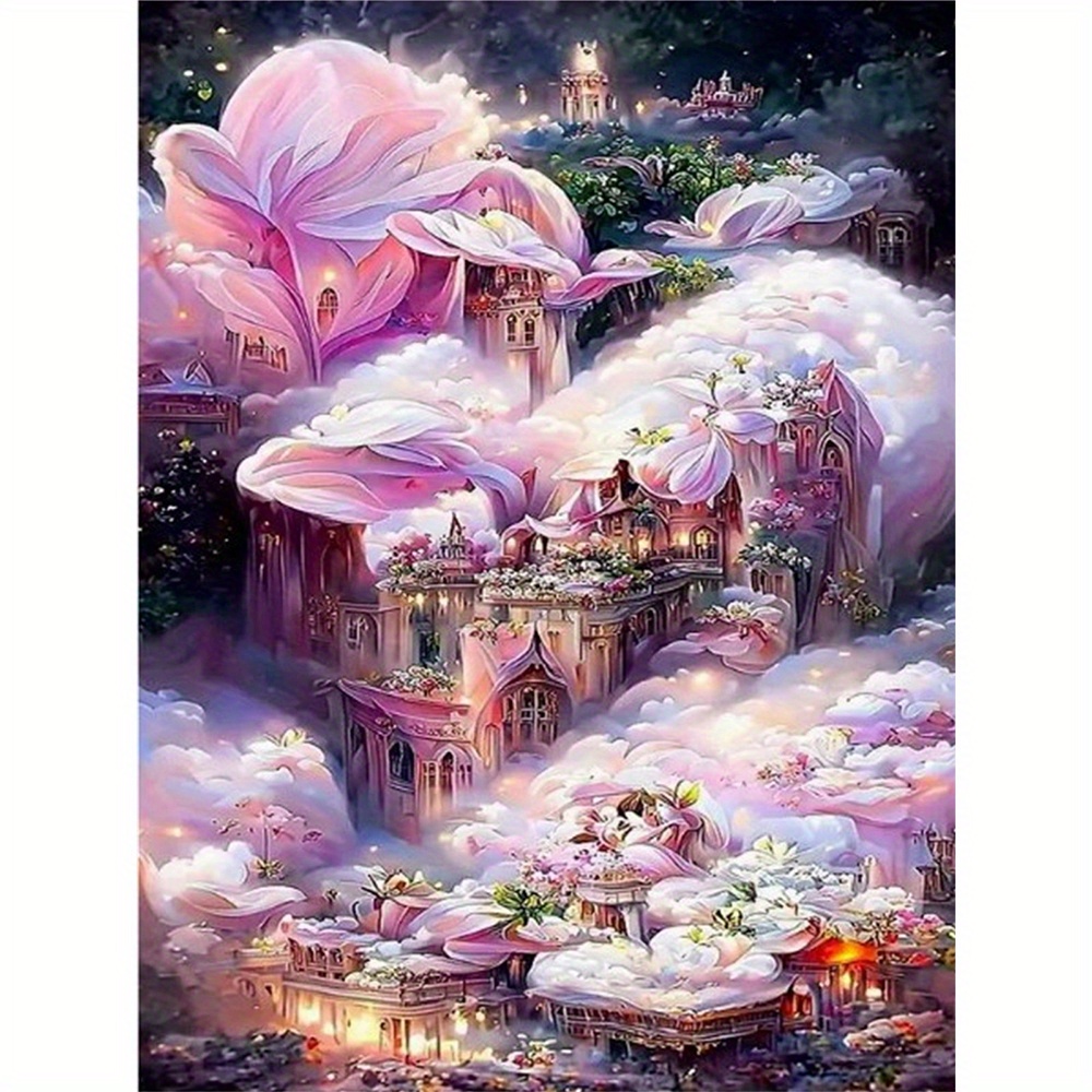 5d Diamond Art Painting Castle Kit Pintura Diamante Grande - Temu Chile