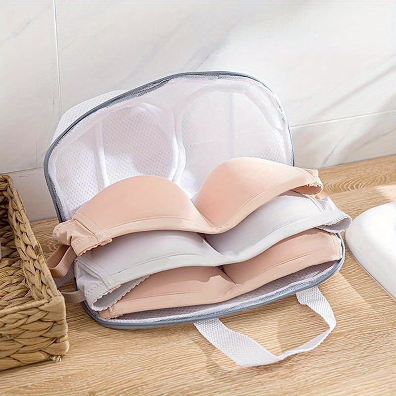 1pc #shape-keeping Bra Laundry Bag, Washing Machine Special Lingerie Cleaning  Mesh Bag