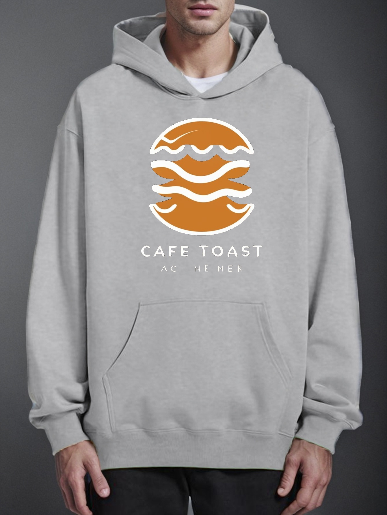 Sudadera Estampado Tostadas En Rodajas Color Marr n Caf Temu Chile