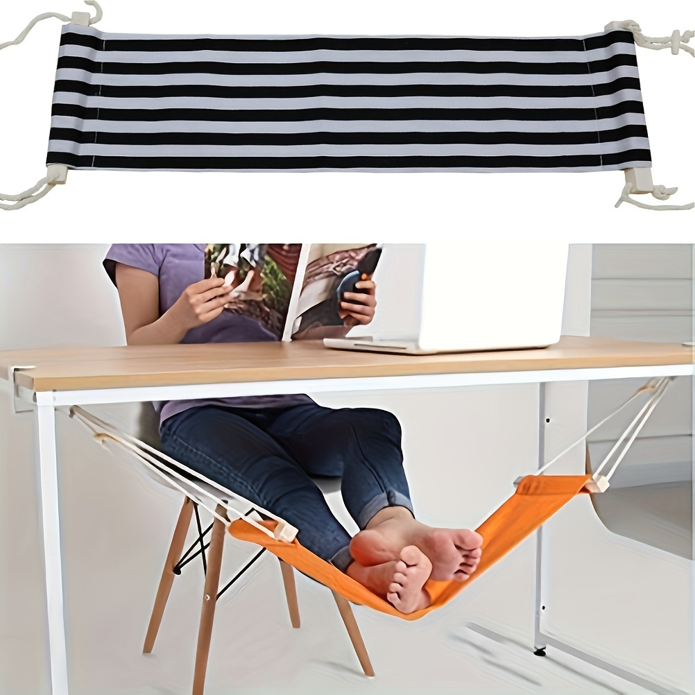 Portable Foot Rest Hammock Lazy Leisure Desk Foot Rest Swing Foot Rest  Board Outdoor Rest Office Table Leisure Home Garden Camping