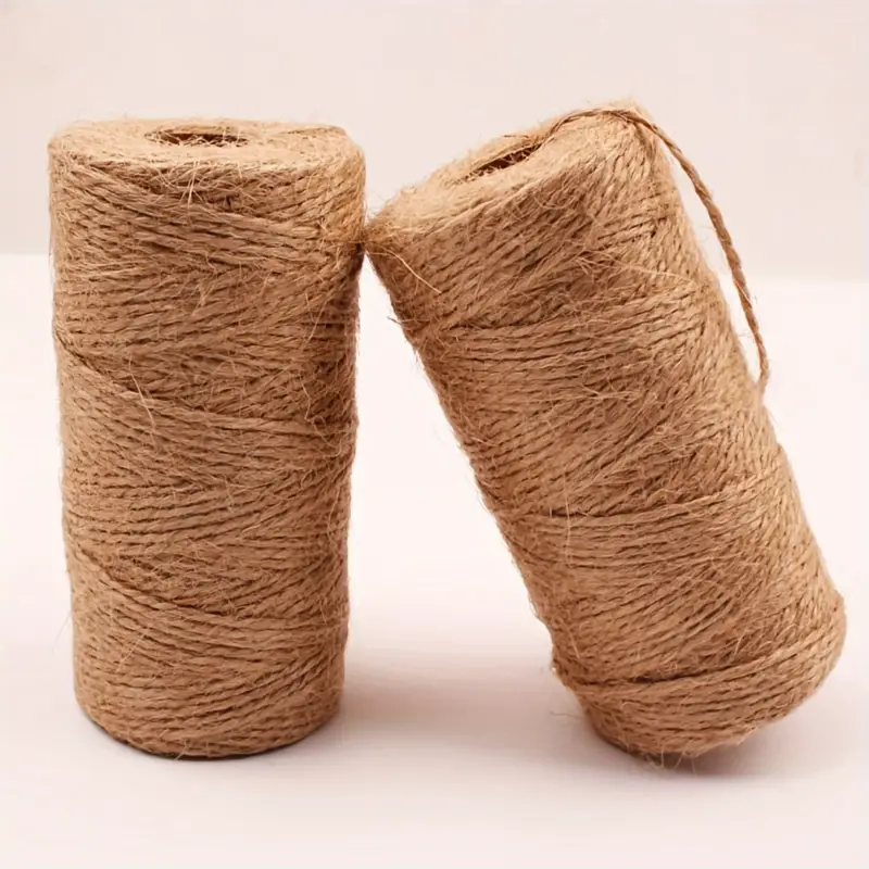 Natural Jute Twine Long Twine For Crafts, Gift Wrapping, Gardening