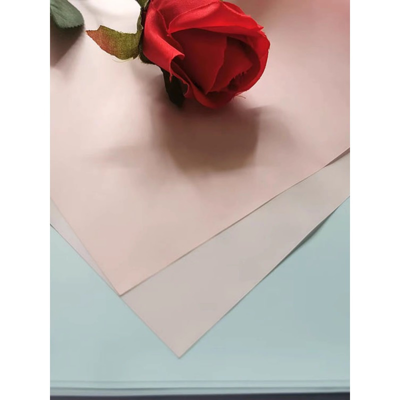 Korean Plain Paper Bouquet Wrapping Paper Flower Solid Color - Temu