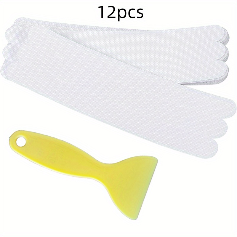 5pcs Pegatinas antideslizantes para baño, adhesivo antideslizante para  ducha, tira antideslizante para baño, tiras de seguridad para bañera,  calcomaní