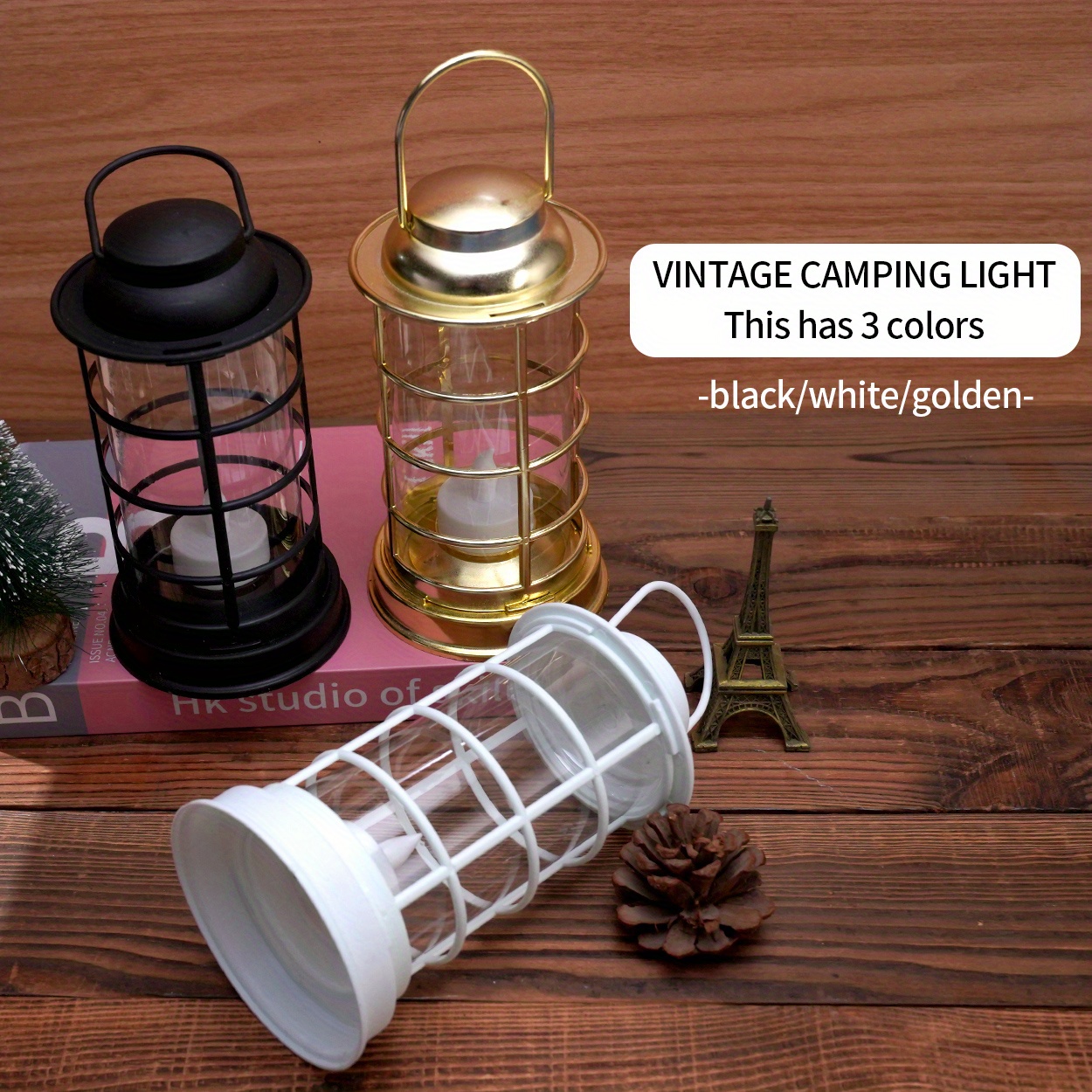 Led Retro Lanterns, Garden Ambiance Decorative Lights Classic