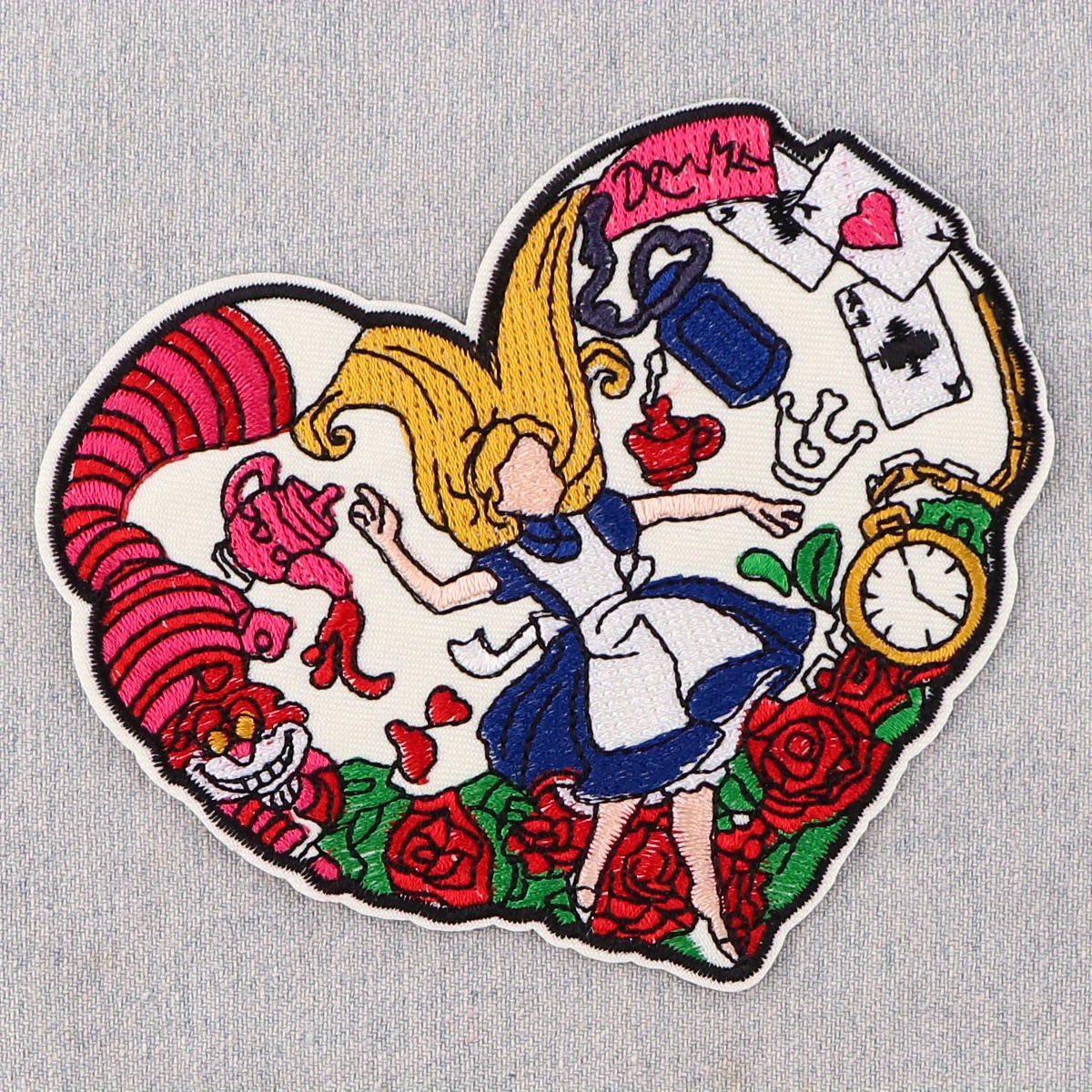 1pc Heart Design Iron-on Patch