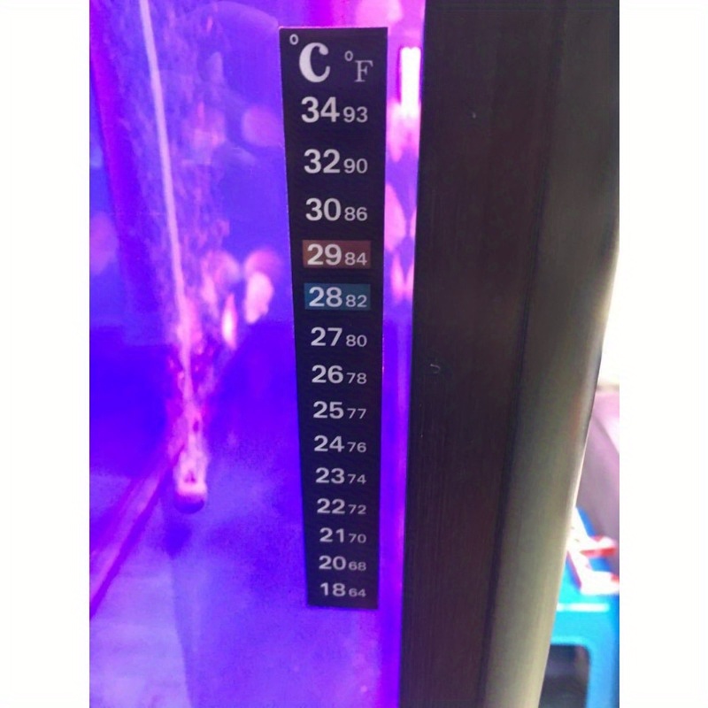 Aquarium Thermometer Strips 39°f 97°f 4 ° C 36 ° C Clear - Temu