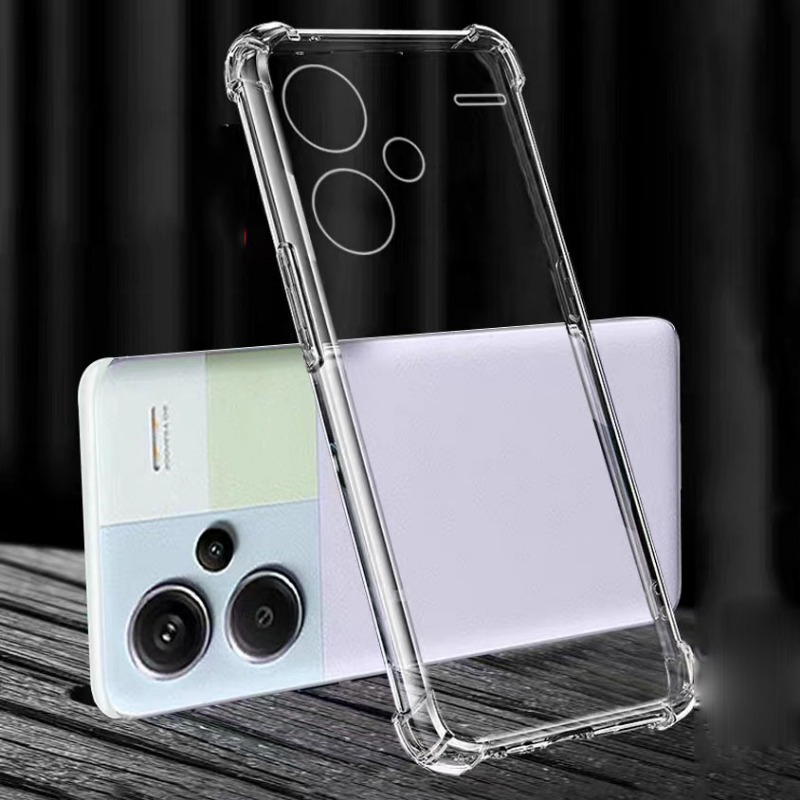 Cheap Silicone Case for Xiaomi Redmi Note 13 Pro Plus Case Cover Redmi Note  13 Pro Plus Transparent Colour Clear shockproof cover