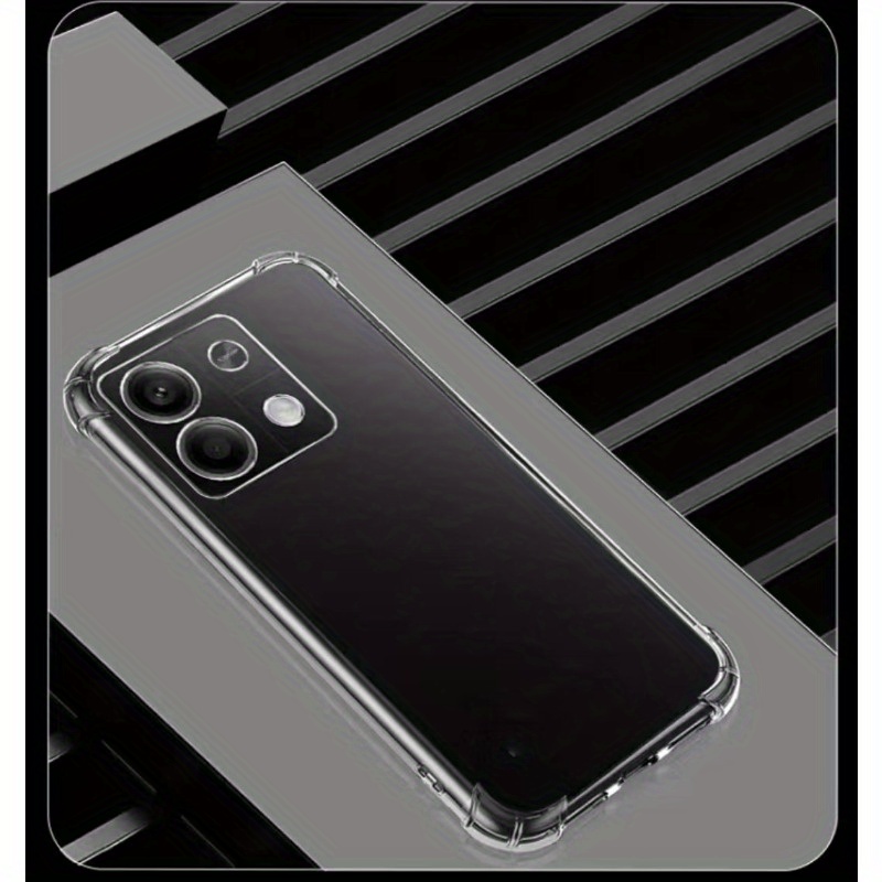 For Redmi 13C Case Clear Shockproof Soft Silicone Protect Phone Case For  Xiaomi Redmi 13C Cover