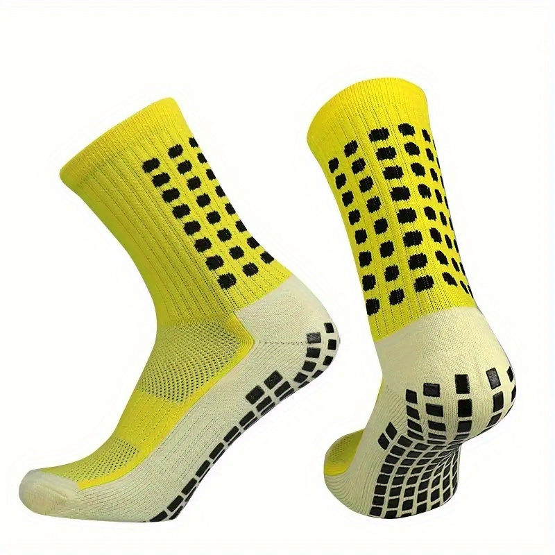 Sports Anti Slip Soccer Football Socks Thicken Grip Socks - Temu Canada