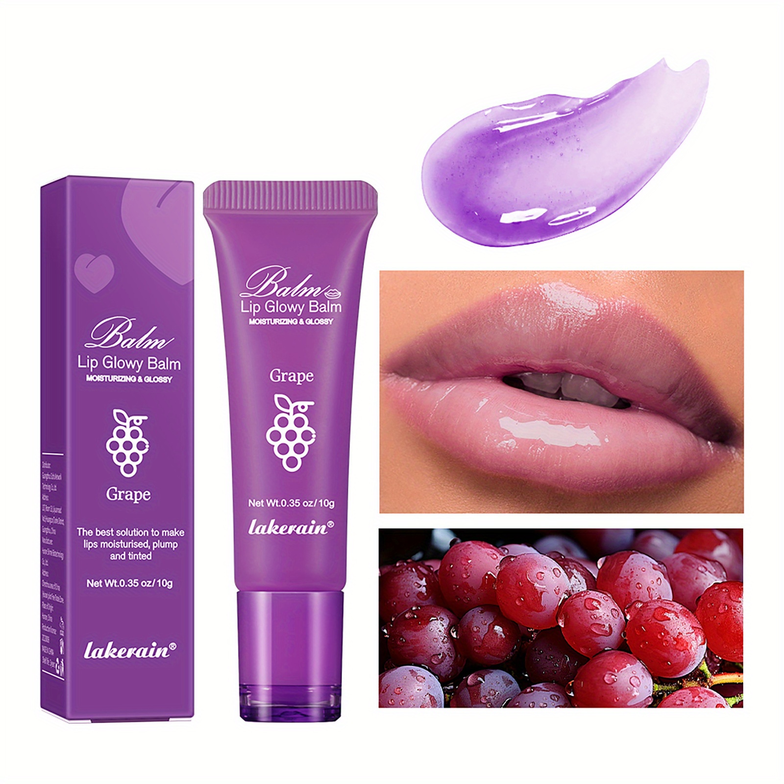 Long-lasting Moisturizing Lip Oil Lip Gloss With Fruit Flavor And