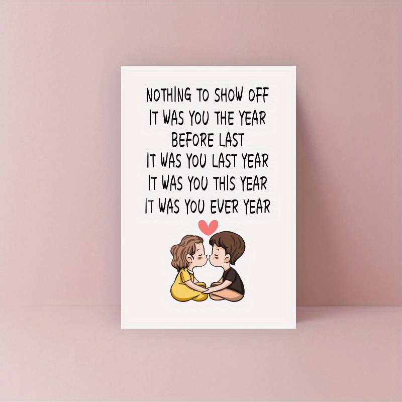 Funny Anniversary Card for Him Another Year of You 