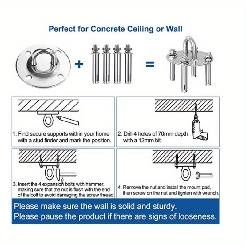 Concrete Ceiling Anchor Hooks Shelly Lighting