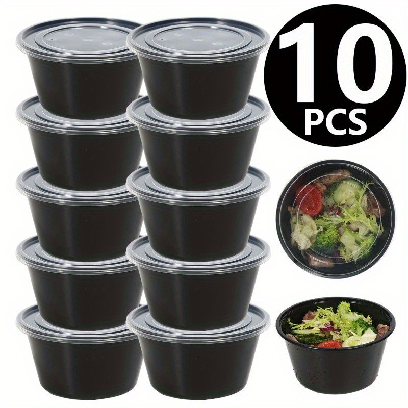 Glotoch 20 Pack Meal Prep Container Reusable 1-Compartment 38 oz