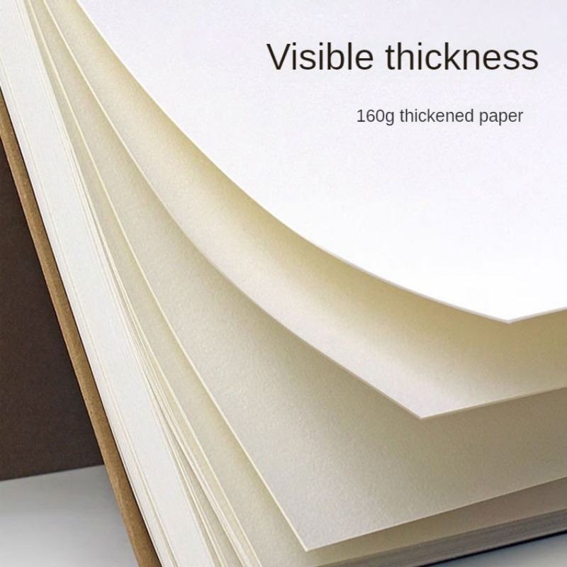 8K/16K/A4 50 Sheets Thicken Paper Sketch Book Student Art Painting Drawing  Watercolor Book Graffiti