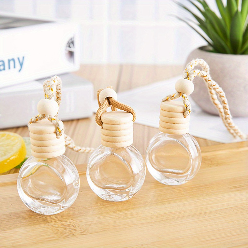 Leere Parfüm-Diffusor-Glasflasche, hängende Auto-Diffusor-Aromatherapie- Flasche