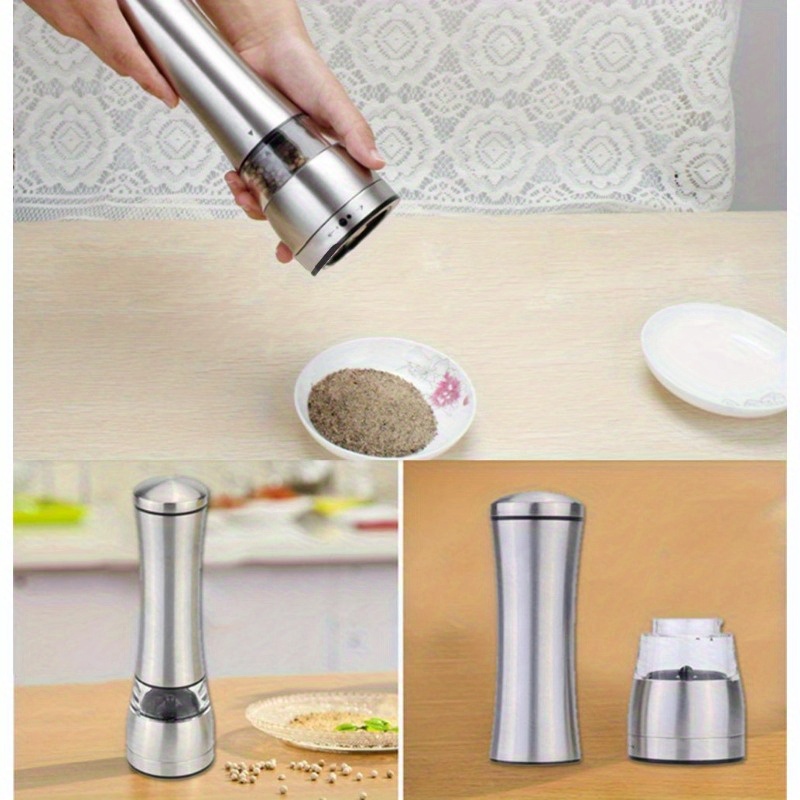 Electric Salt Pepper Mills Portable Grinder Kitchen Tools