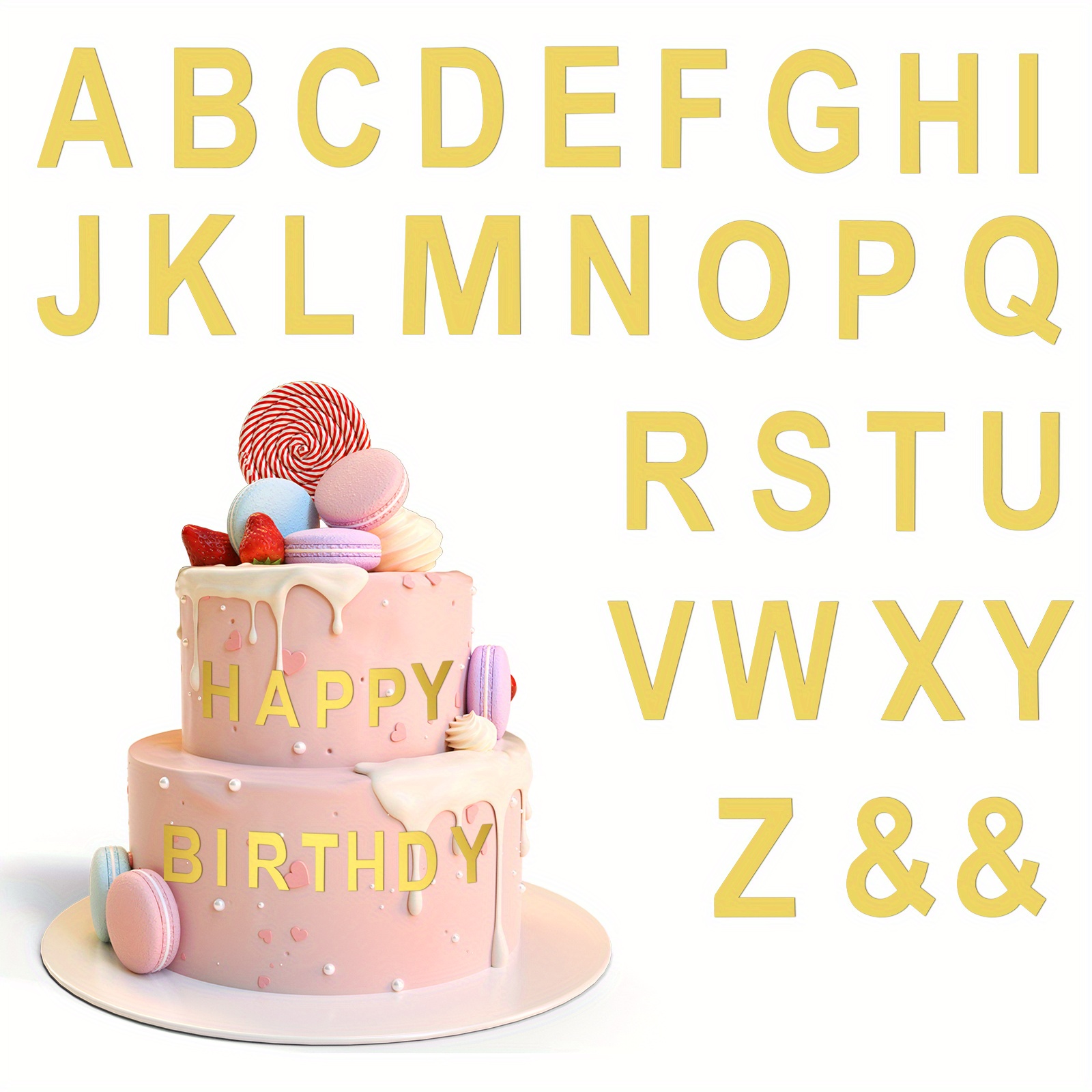 Personalized Name Birthday Cake Topper, 2nd Birthday Party Decor
