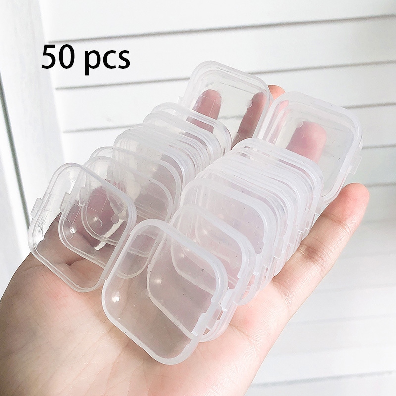 1pc Rectangular Clear Plastic Storage Container: Perfect for Beads & Other  Small Crafts!