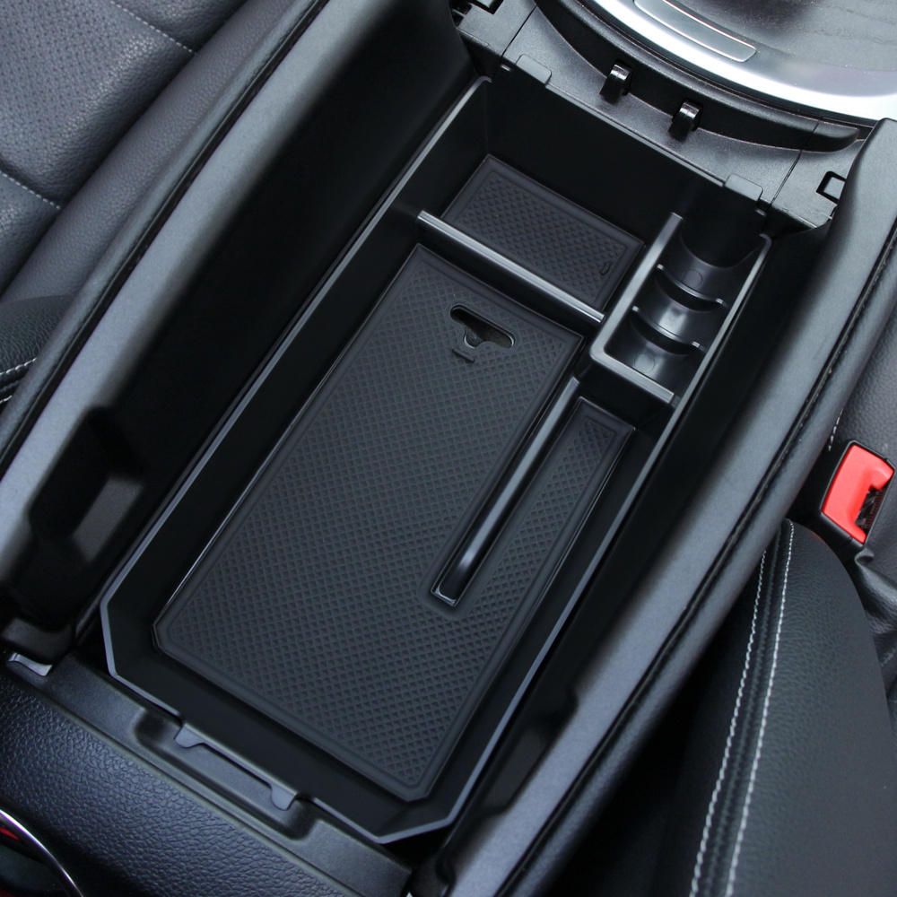 Garniture de couverture de panneau de console centrale de voiture pour  Mercedes Benz Classe C W205 C180l C200 C300 2015-2018 Abs Décoration  d'autocollant en fibre de carbone