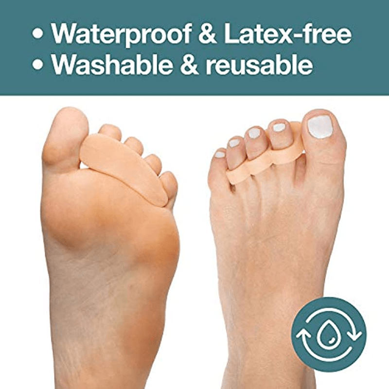 Toe Straighteners with Separator Loops for Hammertoe Corrector - Set of 2