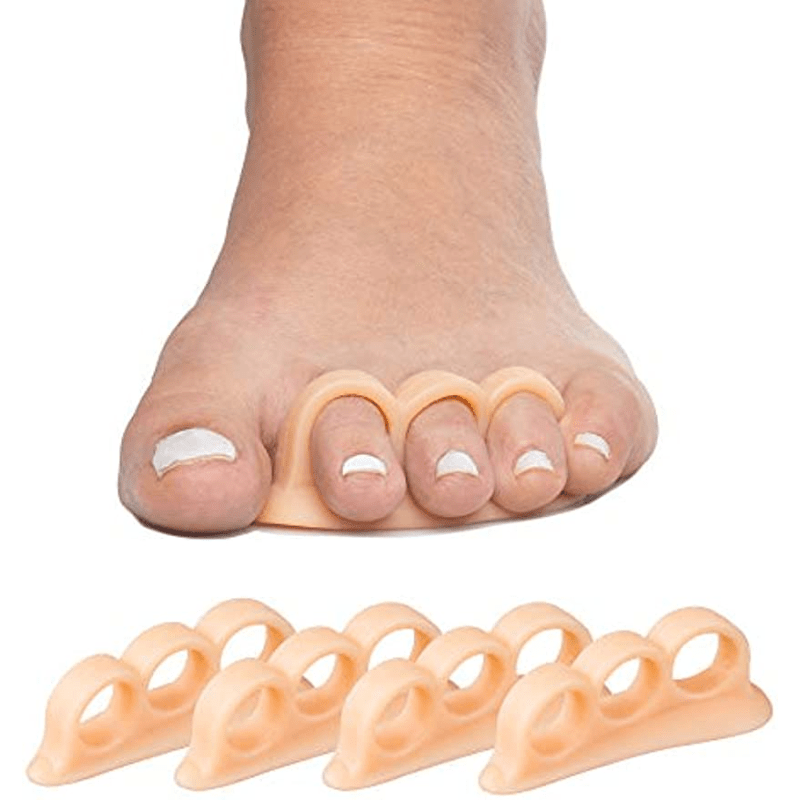 Toe Straighteners with Separator Loops for Hammertoe Corrector - Set of 2