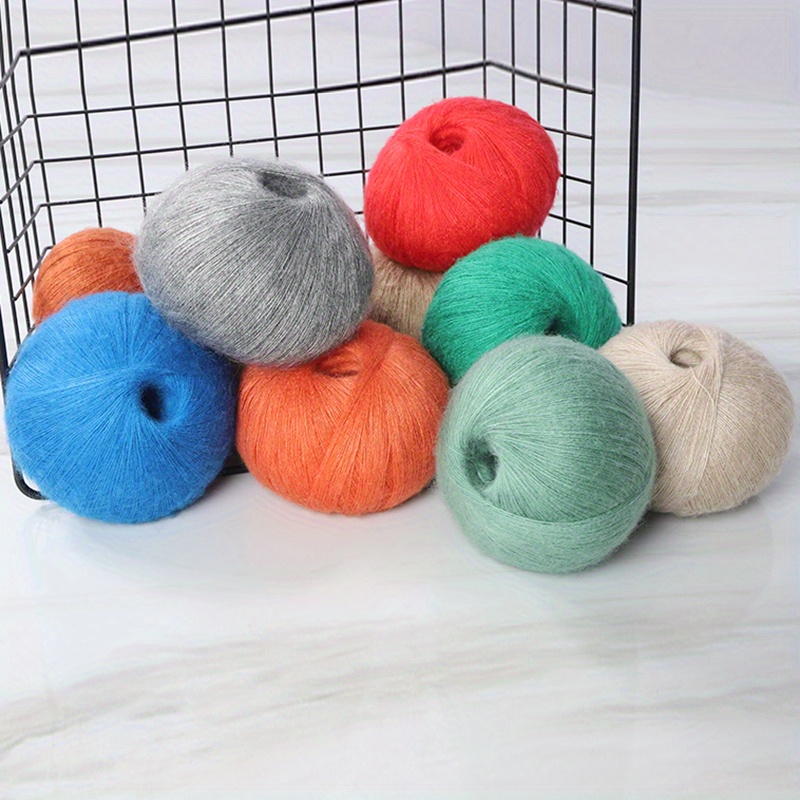 Uheoun Bulk Yarn Clearance Sale for Crocheting, Soft Mohair Knitting Wool  Yarn DIY Shawl Scarf Crochet Thread Supplie H 