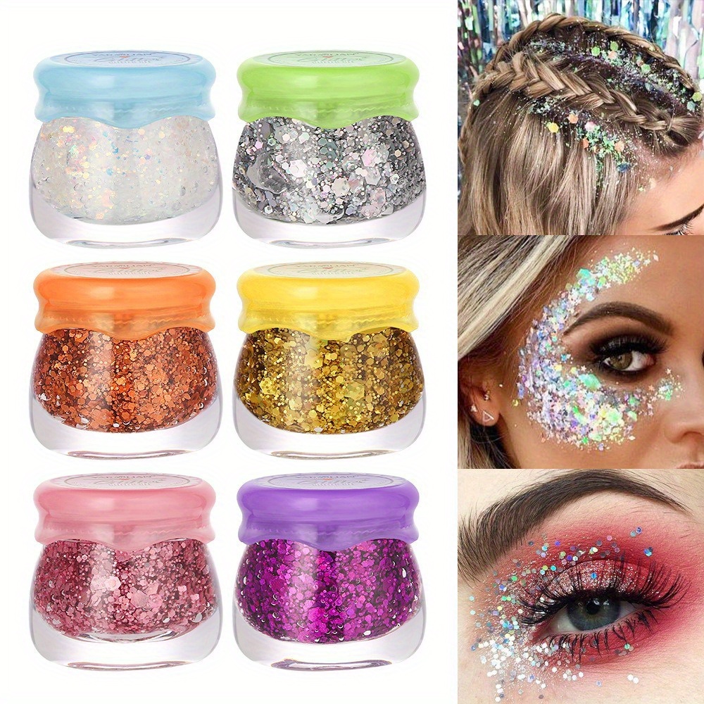 Sparkling Glitter Jelly Eyeshadow Long lasting Waterproof - Temu