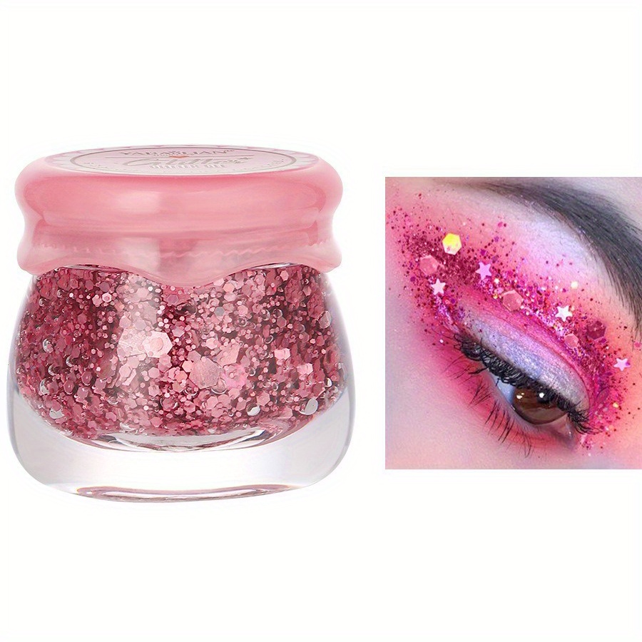Monochrome Shimmer Eye Glitter Powder Waterproof Makeup Satin