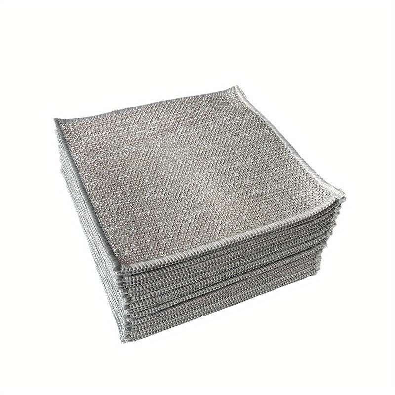 Double sided Silver Wire Cleaning Cloth Multi functional - Temu