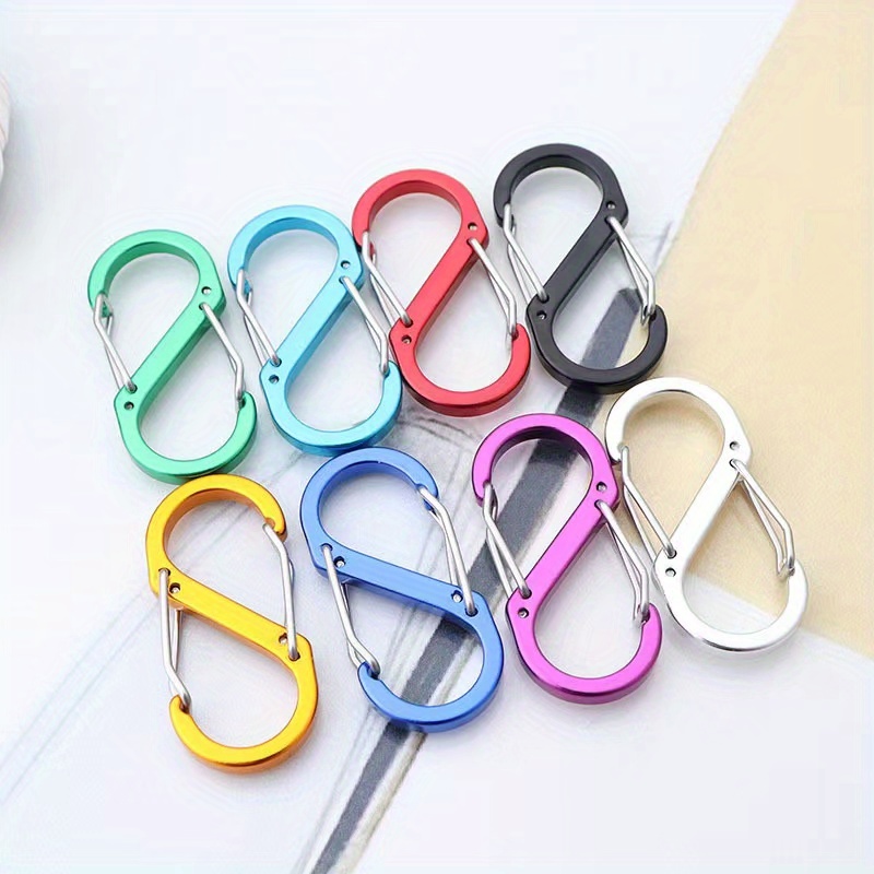 D shaped Keychain Buckle Portable Small Spring Hook Keychain - Temu
