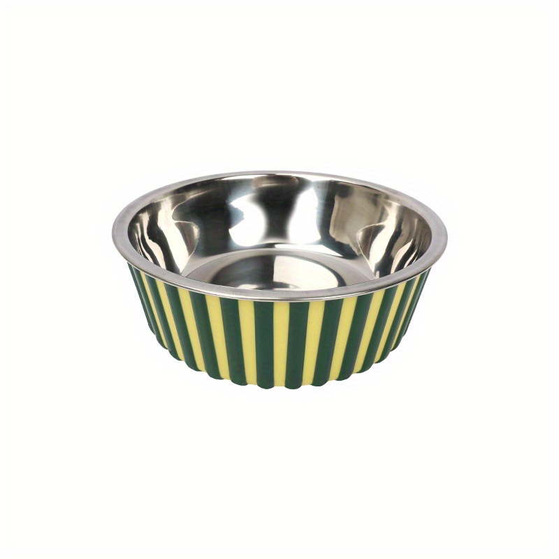 Stainless Steel Metal Dog Bowl Set of 2