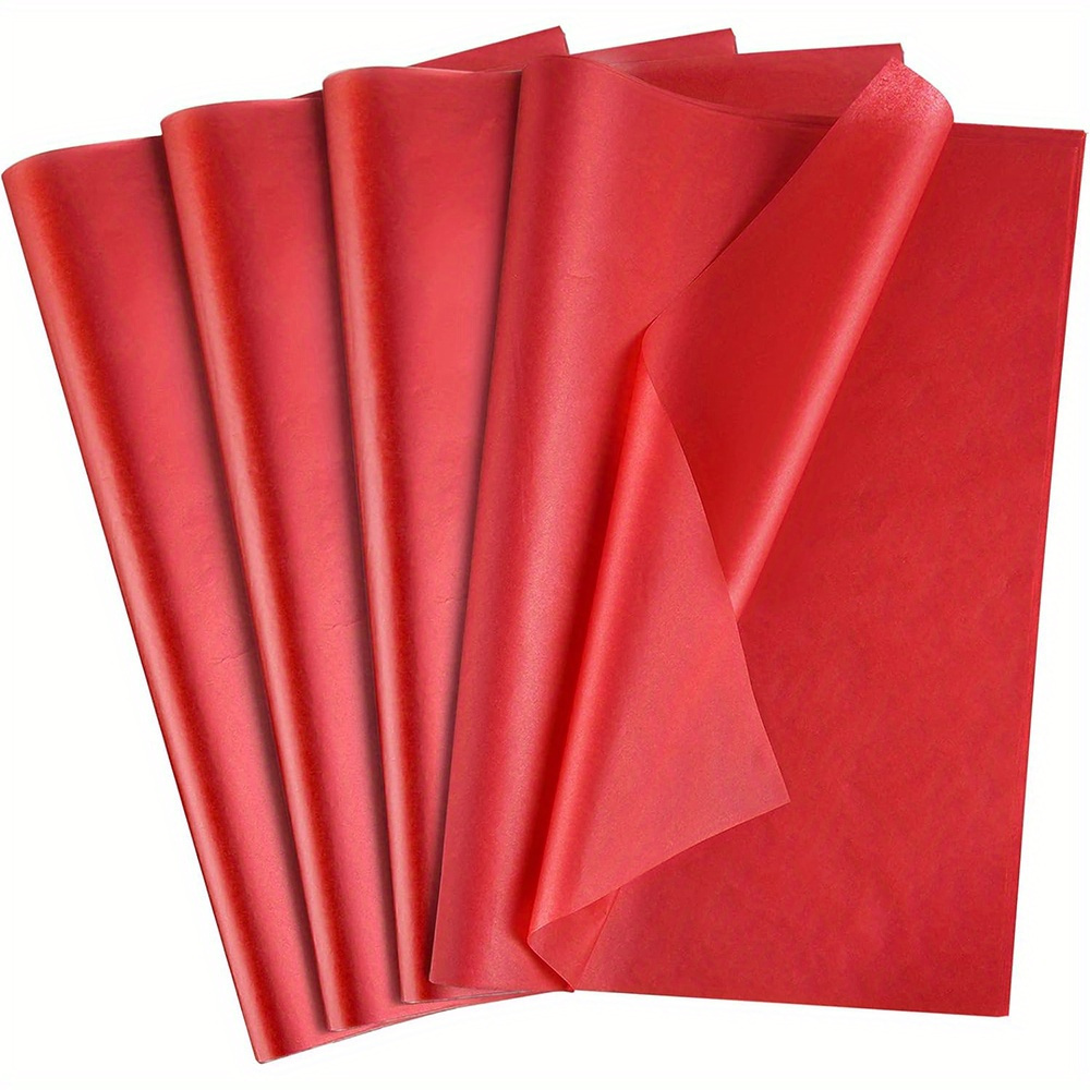 Floral & Red Tissue Paper Pack