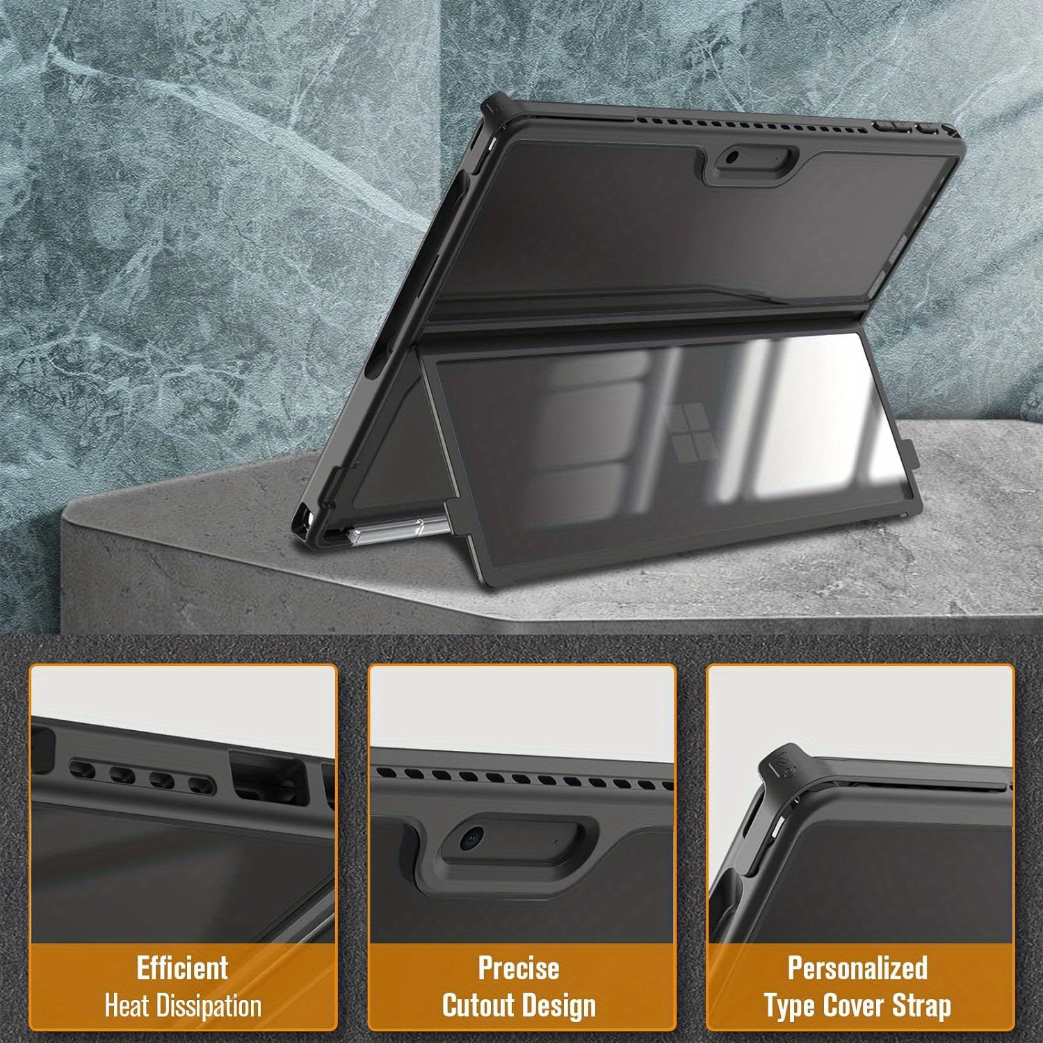 For Microsoft Surface Pro 9 8 7 6 5 4 7+ Protective Case - Temu