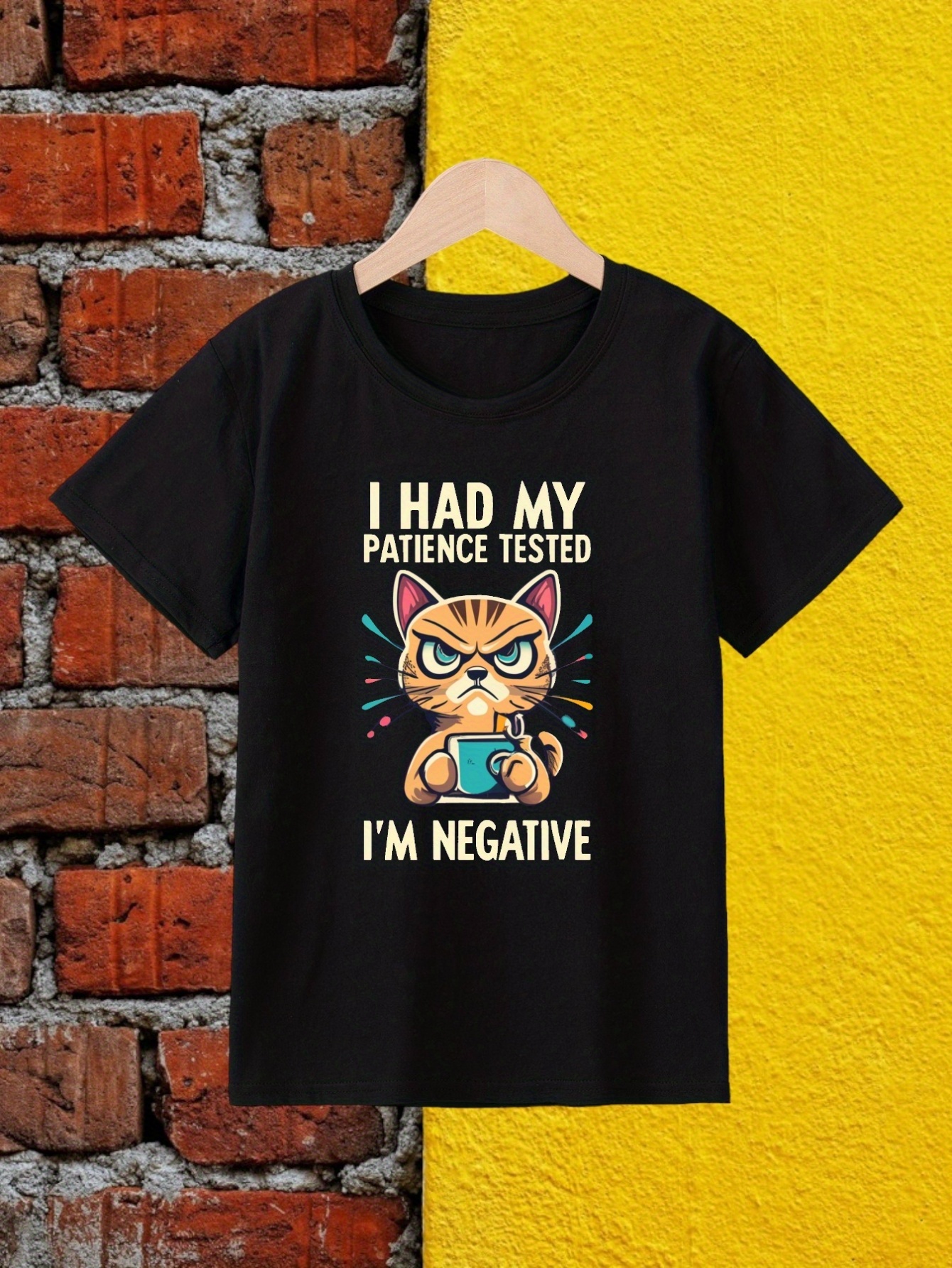 I Had My Patience Tested I'm Negative' Men's T-Shirt