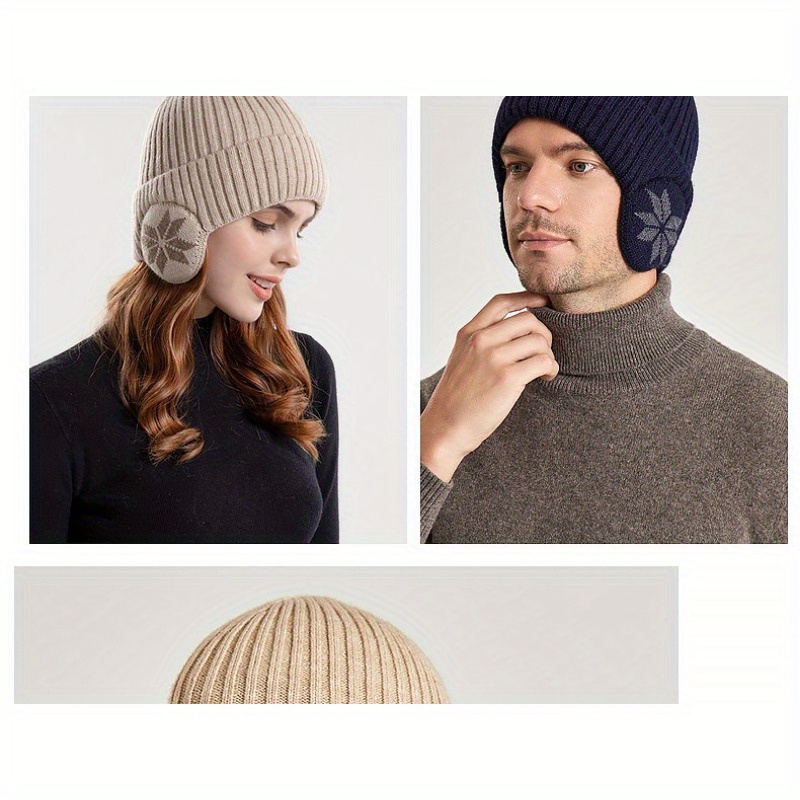 Cappello con colletto di protezione per le orecchie Cappello a cuffia  Cappello da uomo Berretto da donna Cappello invernale con copertura  integrale Cappelli lavorati a maglia – i migliori prodotti nel negozio