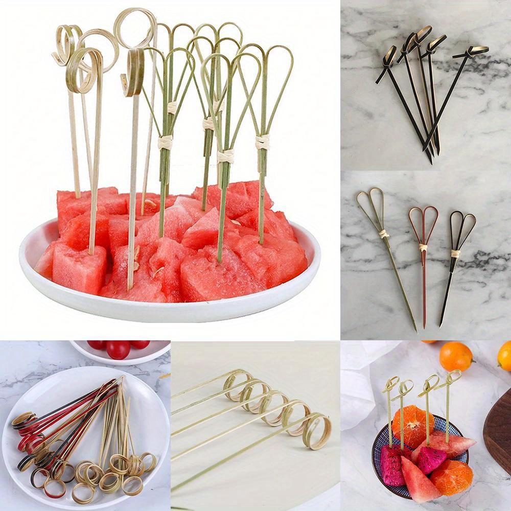 Mini Cartoon Food Picks Fruit Forks Toothpick Leaves Plastic - Temu