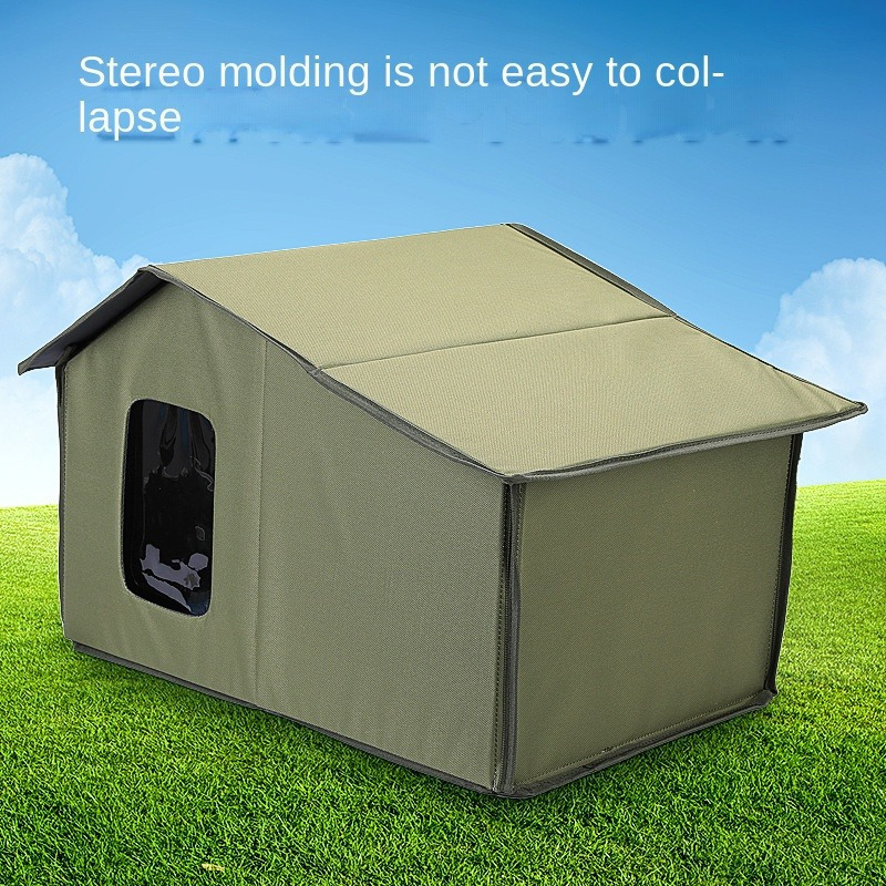 outdoor cat nest dog house waterproof warm cats sleeping cave cat bed for   details 2