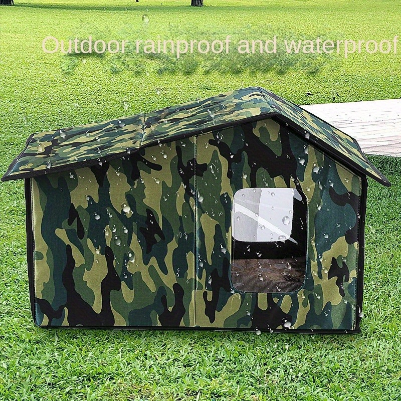 outdoor cat nest dog house waterproof warm cats sleeping cave cat bed for   details 4