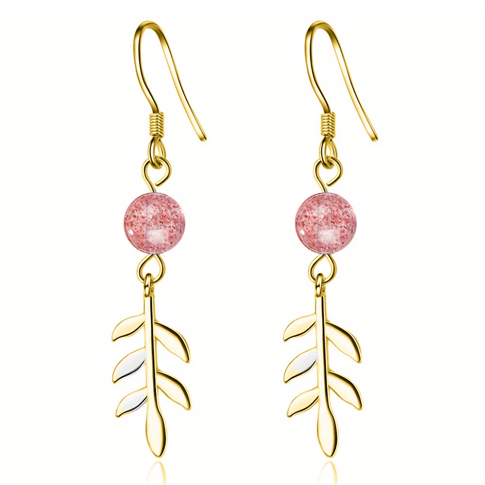 YienDoo Ginkgo Leaf Earrings Gold Boho Ginkgo Leaf Flower Drop Earrings Palm Leaf Dangle Earrings Statement Geometric Sectored Monstera Leaf Hook Earrings Jewelry For Women