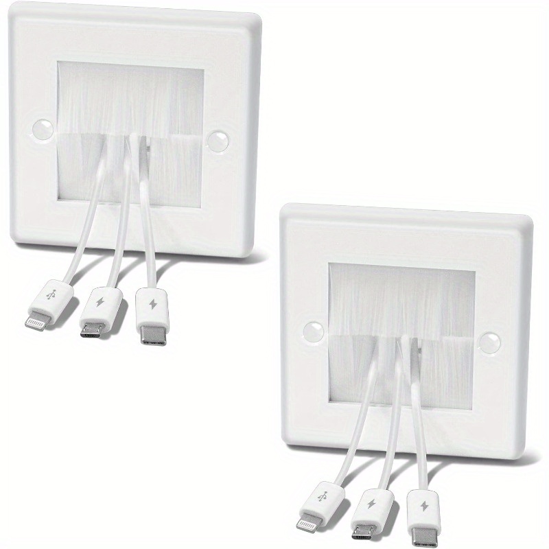 Wire Hiders for TV On Wall | 39 Medium + 39 Small | Cord Hider Wall  Mounted TV | Paintable White | Cord Hider | Cord Cover | Cable Hider | Cord