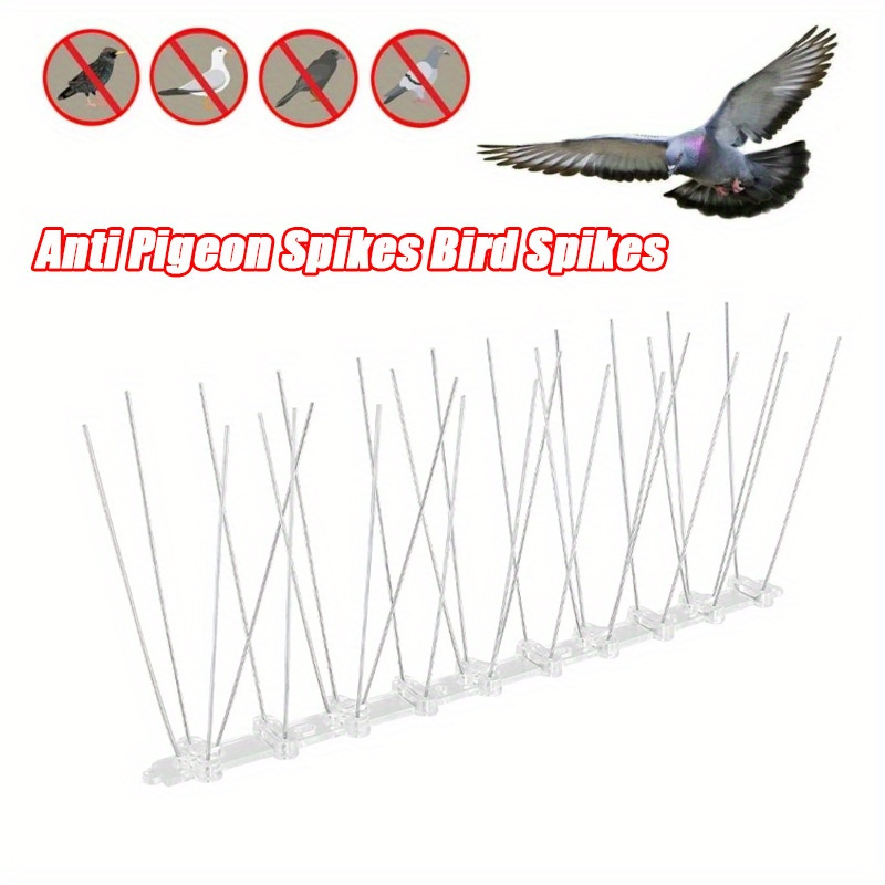 6/10/20pcs, Plastique Anti-oiseaux Épine Haute Épine Extérieure Facile À  Installer Balcon Terrasse Extérieur