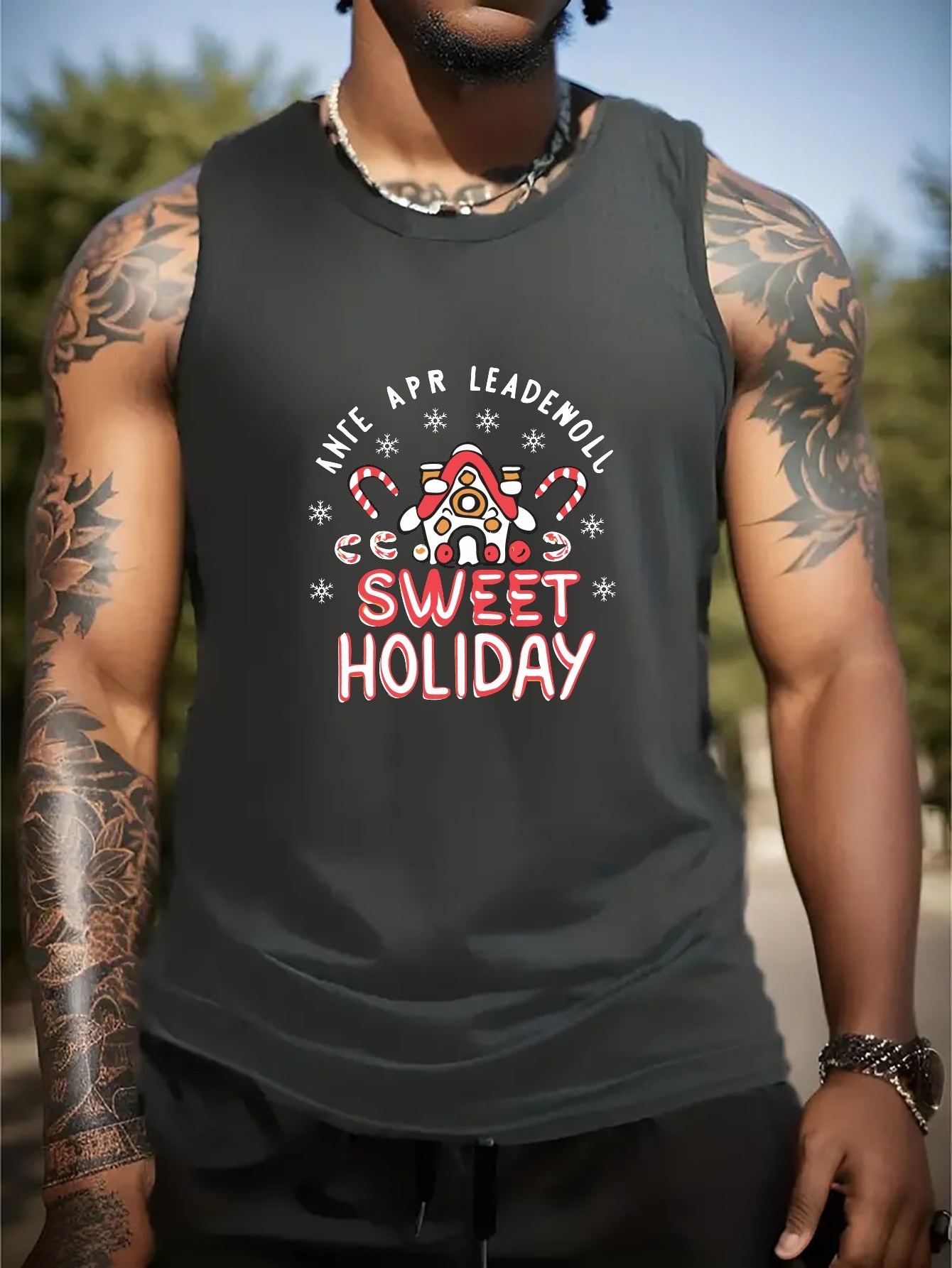 Christmas workout sale tank tops