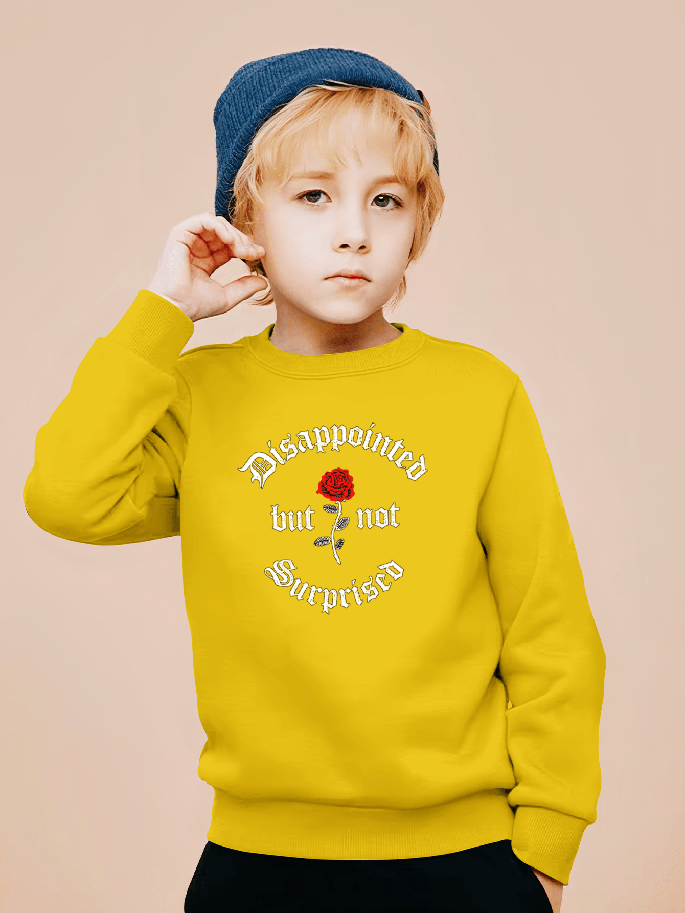 Kids yellow online sweatshirt