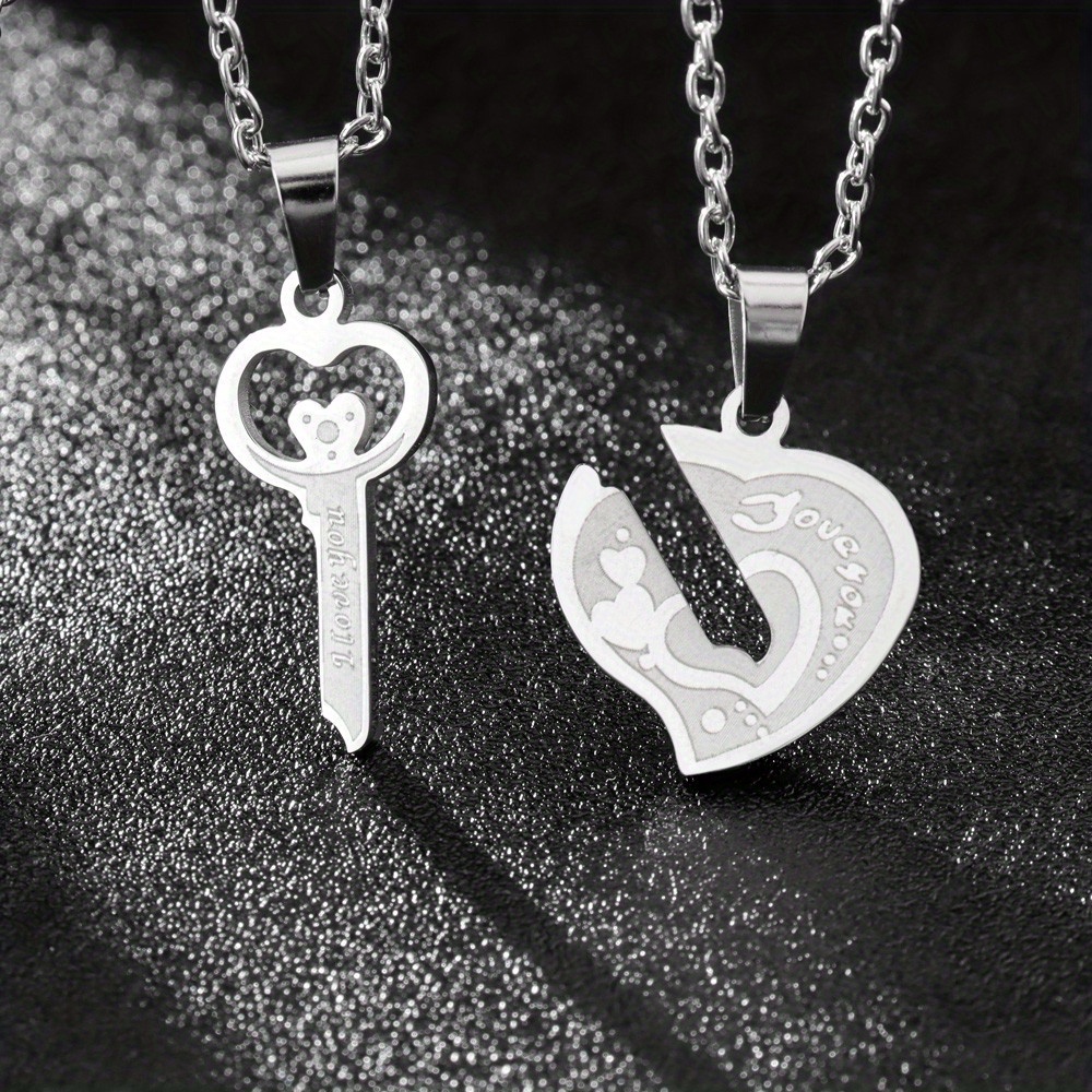 Key to my heart store necklace for him