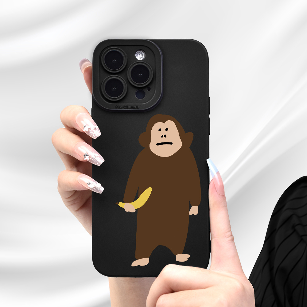 

Monkeys Take Bananas Uv Printing Soft Phone Case 360 Degree Protective Phone Cover For Iphone15 14 13 12 11 Pro Max Xr X/xs Max 7 8 Plus Se Mini