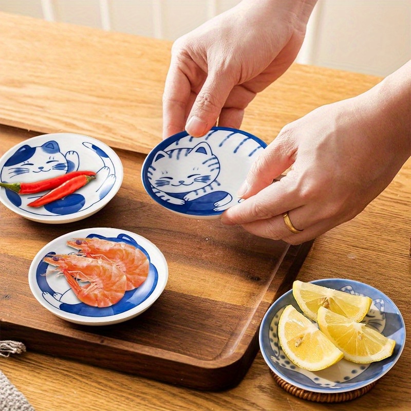 Mini Fish Plates - for Soy Sauce, Wasabi, or Any Small Garnish