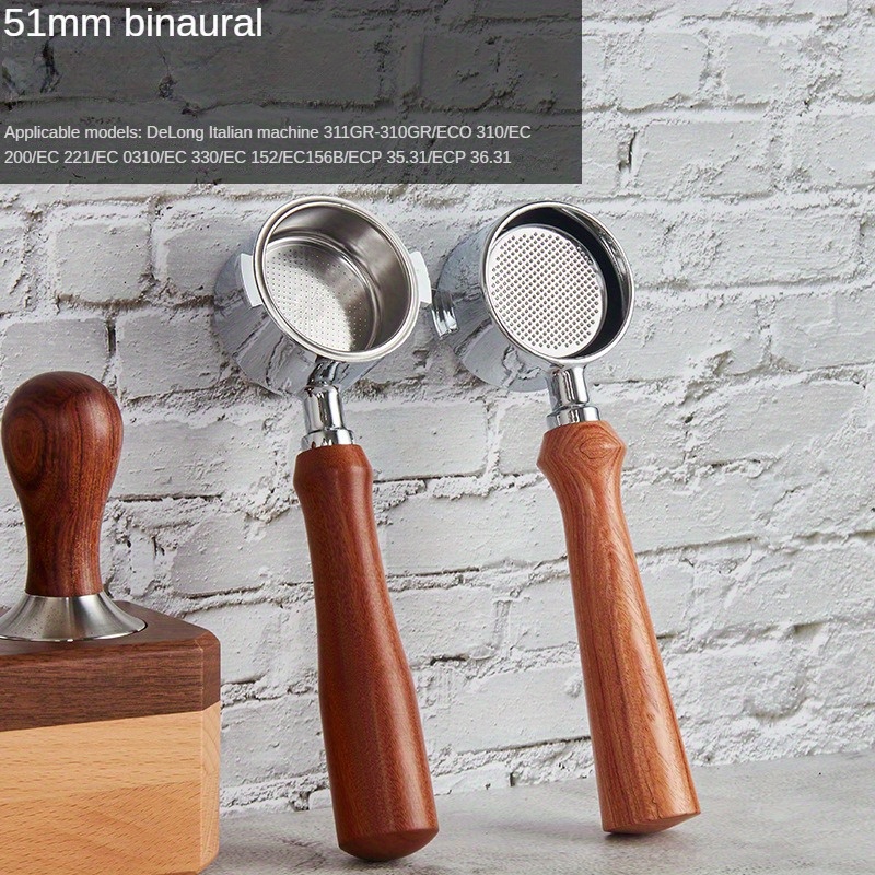 Portafilter Two Ears Coffee Handle Bottomless Stainless - Temu