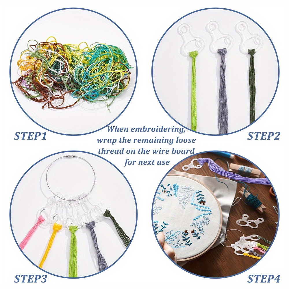 Acrylic Embroidery Floss Drops Clear Embroidery Thread - Temu, Clear Thread  For Hand Sewing