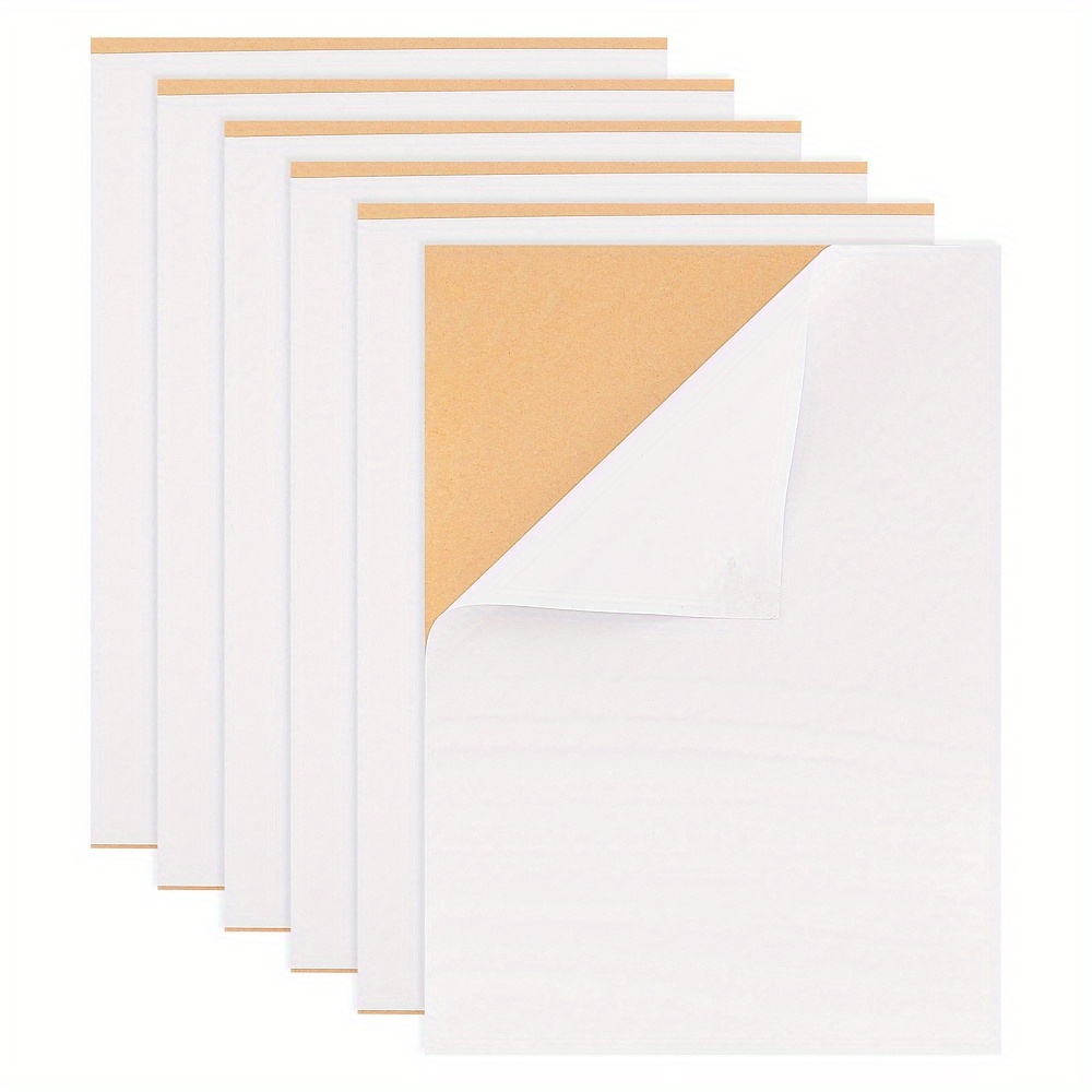 25pcs White Double Sided Adhesive Sheets, Double Side Tap Sheets, 0.2mm  Thickness, For Craft Photo Album Handbook Scrapbook Making Art & Craft  Supplie