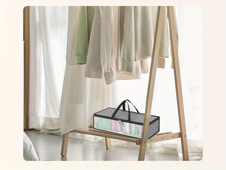 behind the door hanging wardrobe clothes hat foldable storage hanging bag storage box details 0